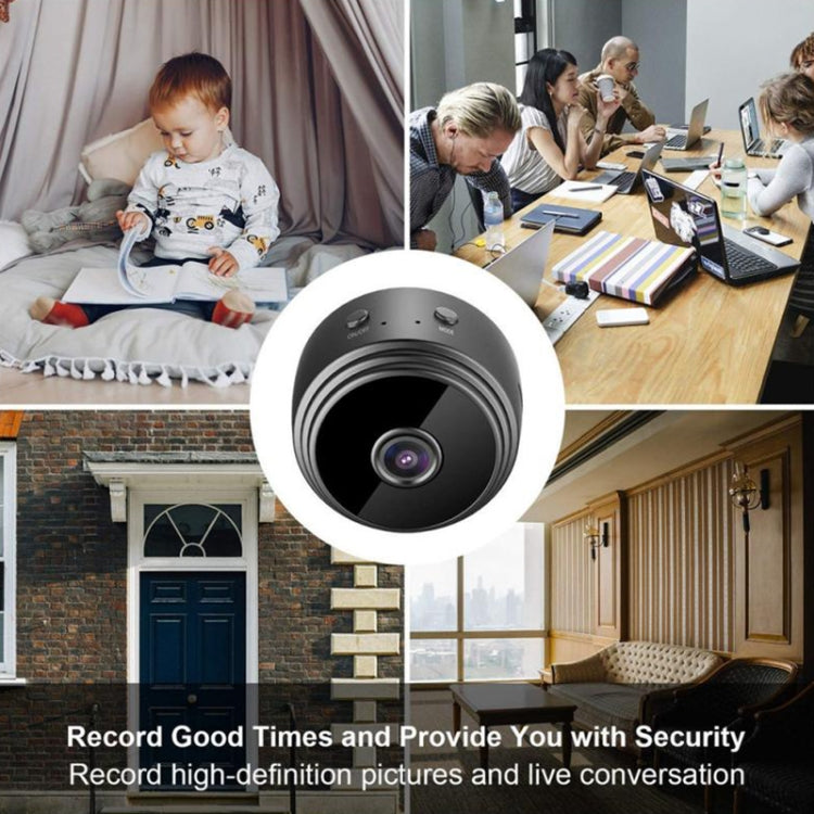 A9+ 1080P WiFi Remote Wireless Camera, Support Night Vision & Motion Detection & TF Card, Broadcom Bluetooth Solution(White)