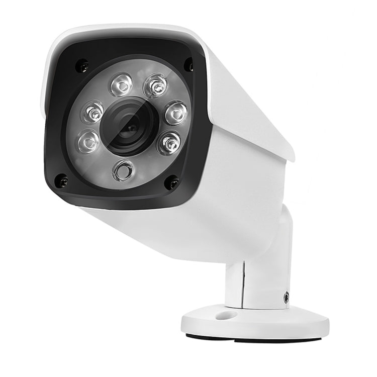 A4B3 / Kit 4CH 1080N Surveillance DVR System and 720P 1.0MP HD Weatherproof CCTV Bullet Camera, Support Infrared Night Vision & P2P & QR Code Scan Remote Access(White)