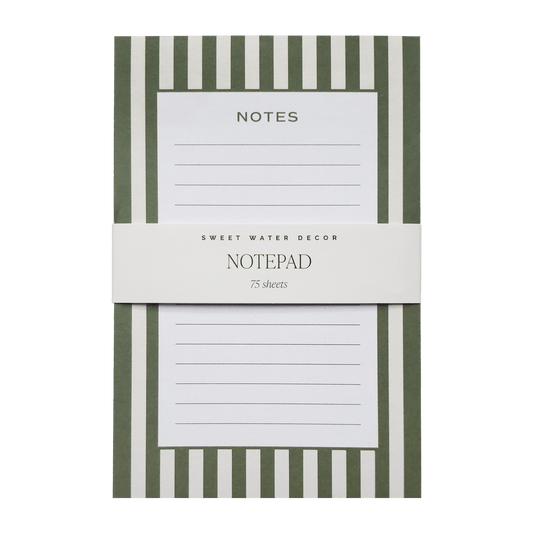 Striped Notepad