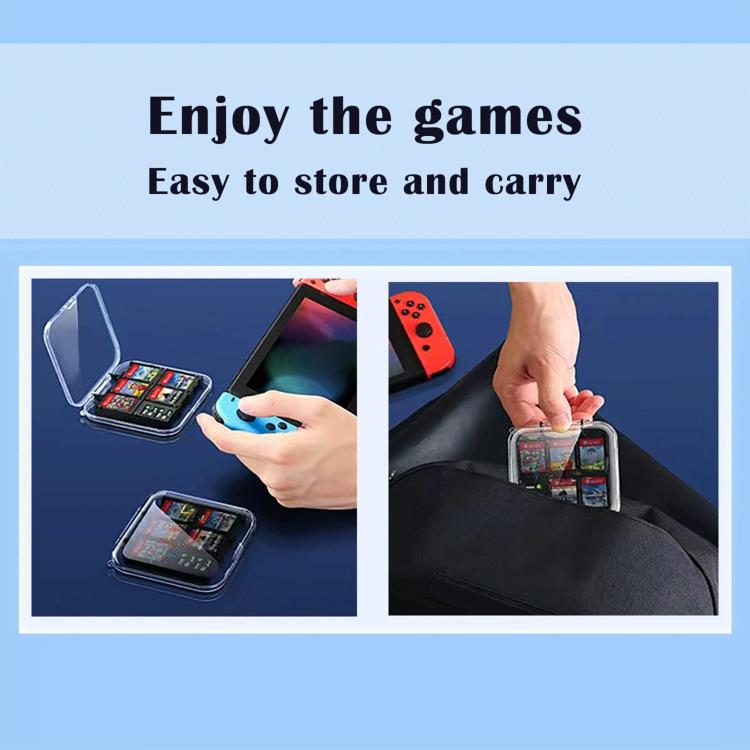 12 in 1 Box Memory Card Holder Box for Nintendo Switch(Black)