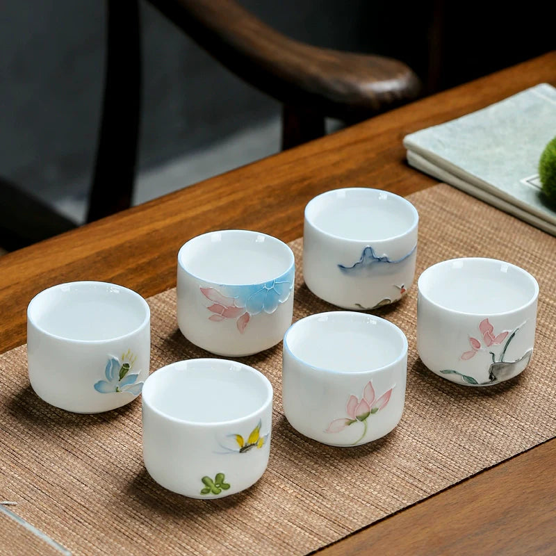 Antique Home Liquor Butterfly Shot Glass Set