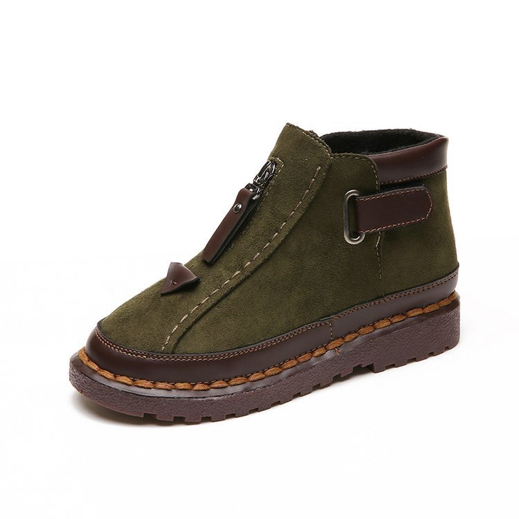 shoes   womens   flat   sandals   Short   boots   large   size   British
