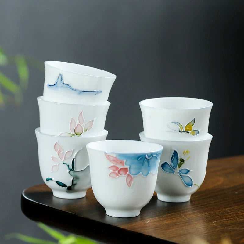 Antique Home Liquor Butterfly Shot Glass Set