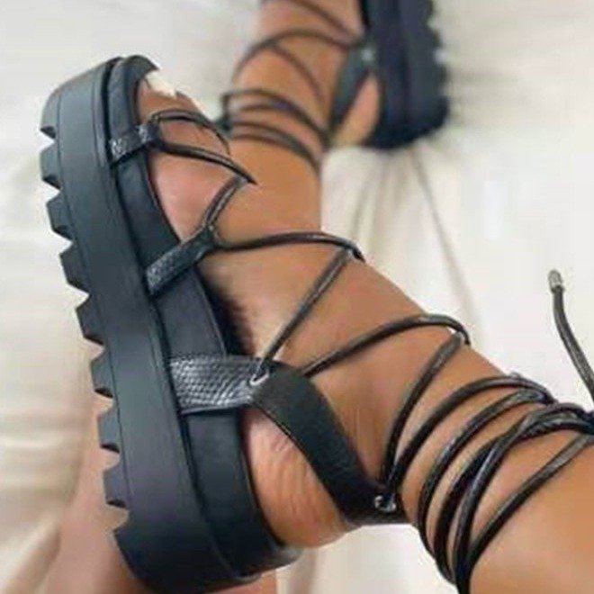 womens   shoes   sandals   Korean   style   fashion   word   with 2021