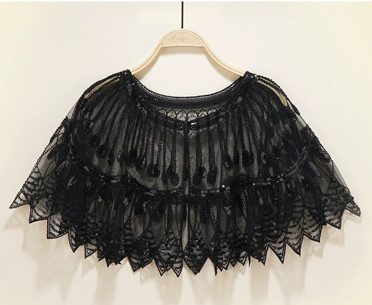 1920 Gatsby Style Evening Banquet Sequinned Shawl