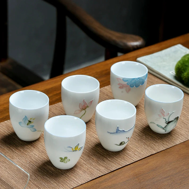 Antique Home Liquor Butterfly Shot Glass Set