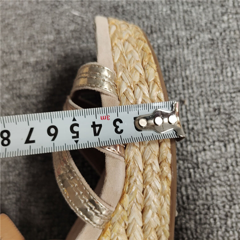 Remove the cabinet Broken code handle Thick bottom Sandals female high-heeled shoes female 2021 Summer style Slope heel Women's Shoes Fashion and leisure Beach shoes