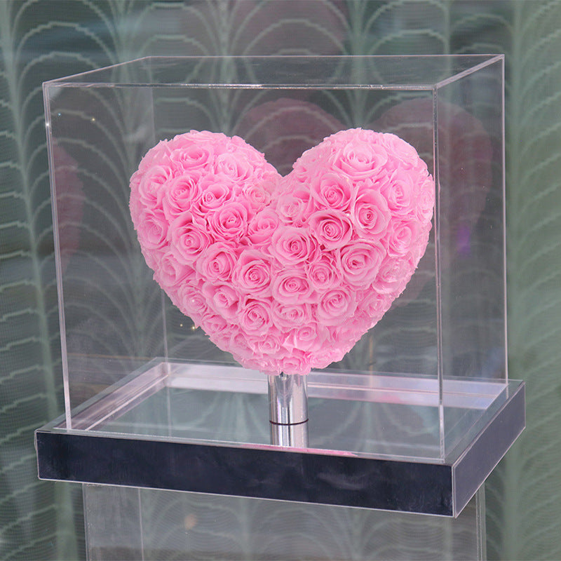 Fashion Simple Love Rose Decoration Gift Box