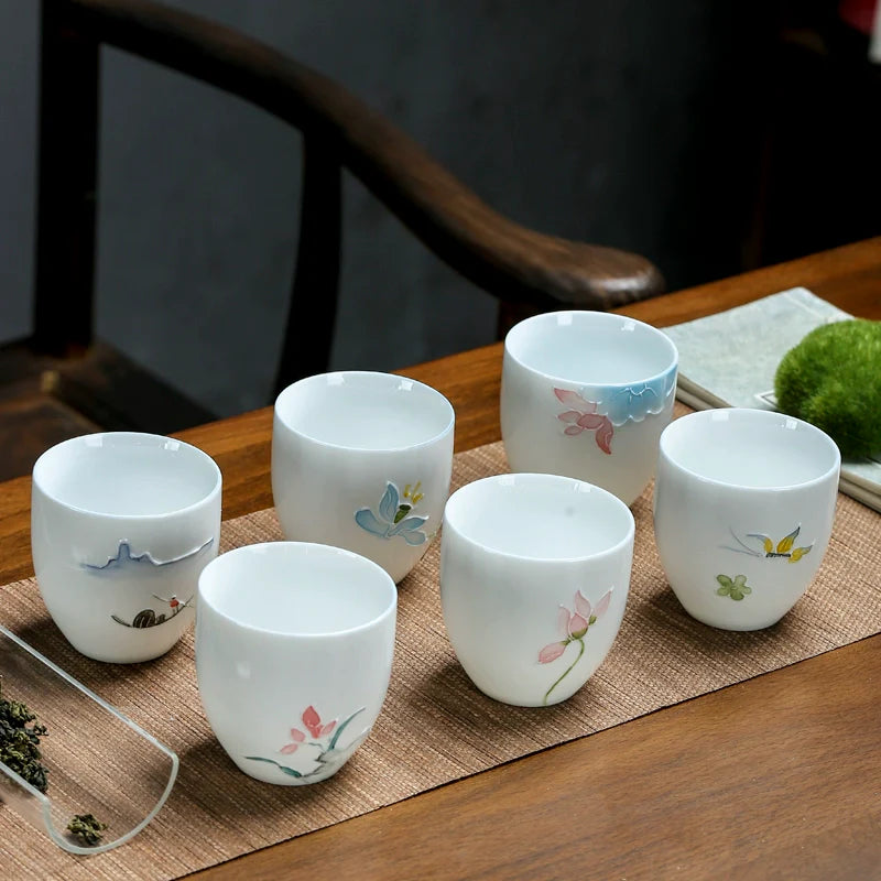 Antique Home Liquor Butterfly Shot Glass Set