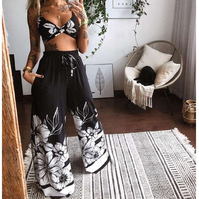 2   Pecs   Suit   Summer   Track suit   Sets   Womens   Outfits   Boho   Beach
