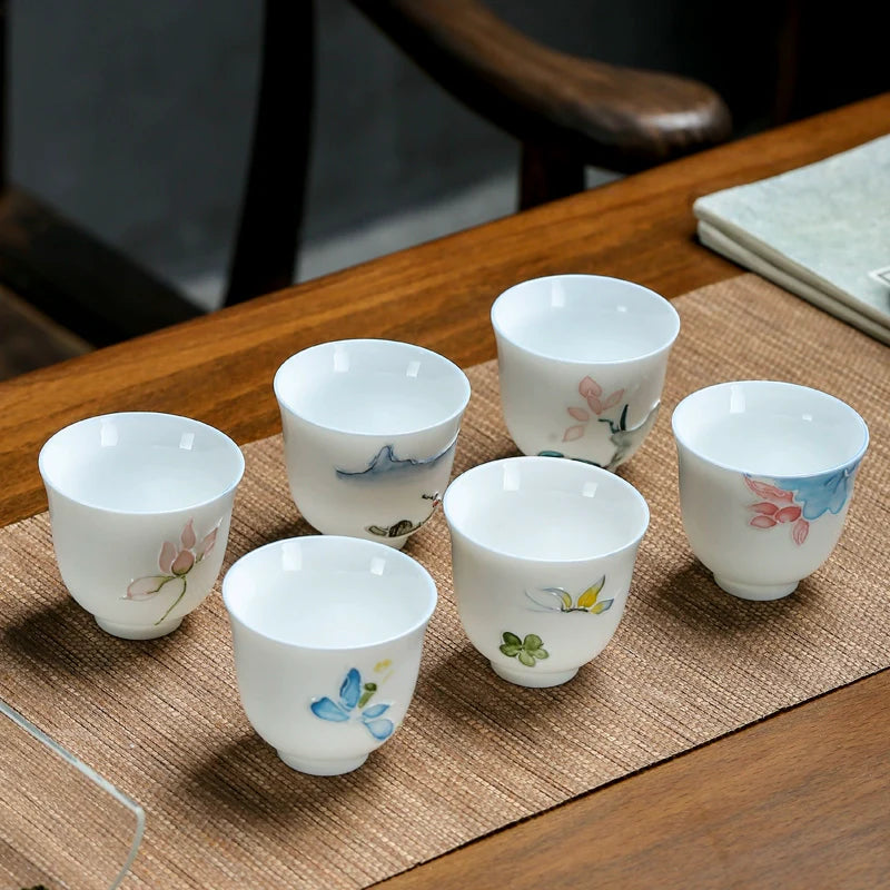 Antique Home Liquor Butterfly Shot Glass Set