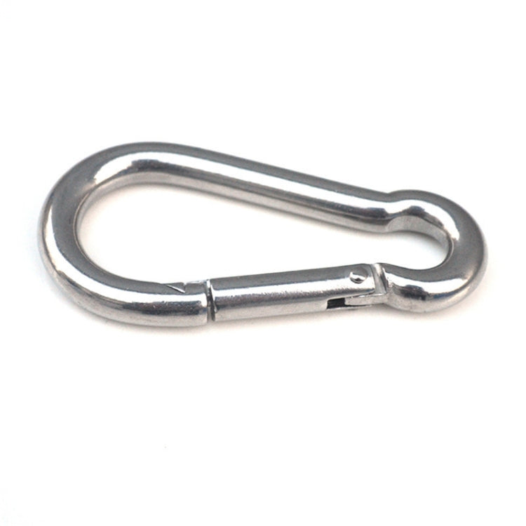 M11 Stainless Steel Carabiner Spring Hook Multi-tool Mountaineering Buckle Lock Camping Hook Rope, Inner Diameter: 10.84mm, M11