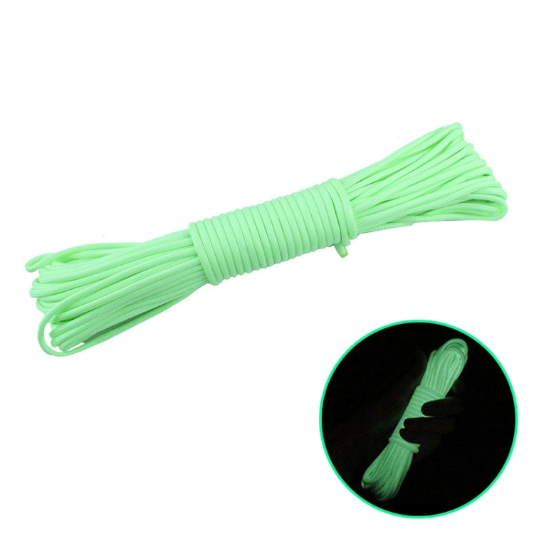 20m 9-Core Nylon+Polyester Full-light Outdoor Camping Tent Rescue Bundled Fluorescent Climbing Rope, 20m Yellow, 20m Orange, 20m Pink, 20m Green, 20m Blue, 20m White