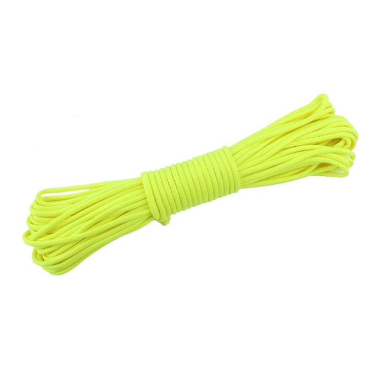 20m 9-Core Nylon+Polyester Full-light Outdoor Camping Tent Rescue Bundled Fluorescent Climbing Rope, 20m Yellow, 20m Orange, 20m Pink, 20m Green, 20m Blue, 20m White