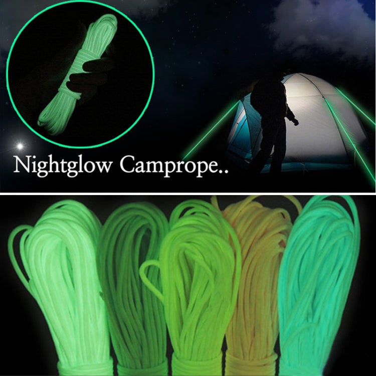 20m 9-Core Nylon+Polyester Full-light Outdoor Camping Tent Rescue Bundled Fluorescent Climbing Rope, 20m Yellow, 20m Orange, 20m Pink, 20m Green, 20m Blue, 20m White