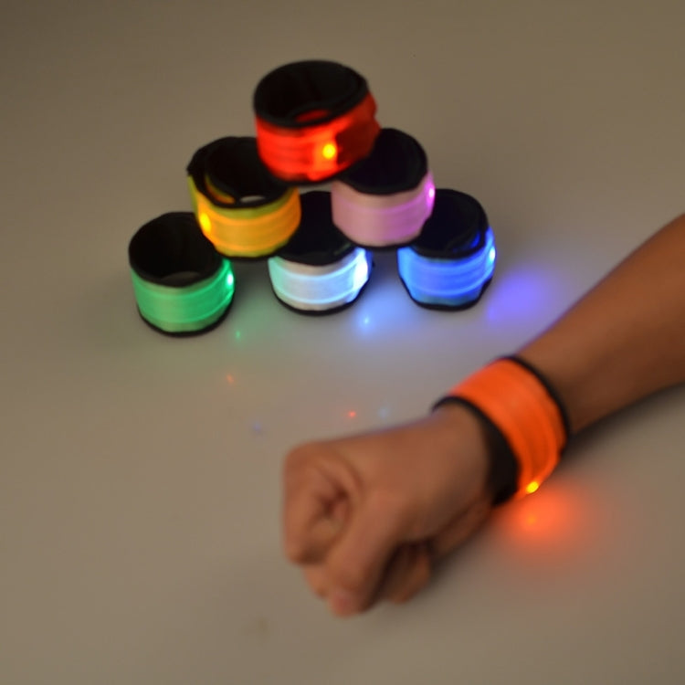 LED Luminous Slap Pat Circle Outdoors sports Wristband, Large, Size:35*4cm, 35x4cm Light Green, 35x4cm Red, 35x4cm White, 35x4cm Orange, 35x4cm Pink, 35x4cm Green, 35x4cm Blue
