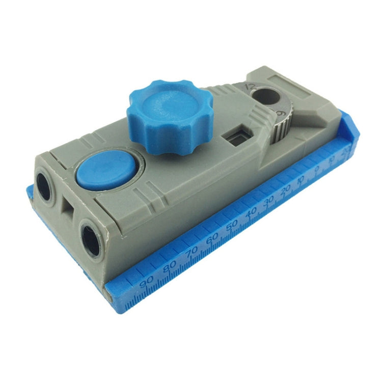 Angular Oblique Woodworking Borehole Locator Sheet Connector with Scale Marking, Woodworking Borehole Locator
