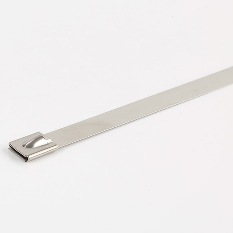 100 PCS 4.6x100mm Stainless Steel Metal Cable Ties Tie Zip Wrap Exhaust Heat Straps Induction Pipe, 4.6x100mm