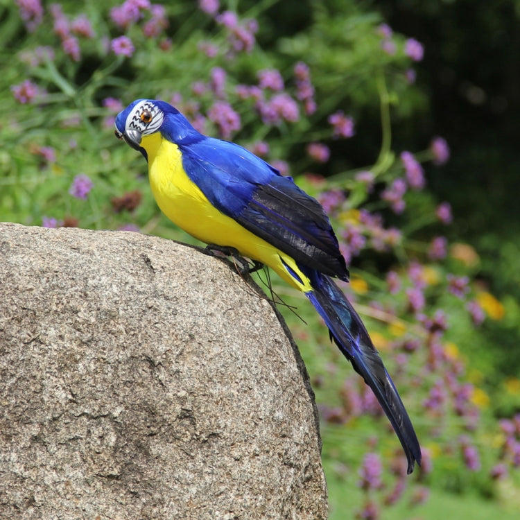 35cm Simulation Parrot Simulation Macaw Horticultural Decoration, 35cm (White), 35cm (Yellow), 35cm (Green), 35cm (Blue), 35cm (Red), 35cm (Rose Red)