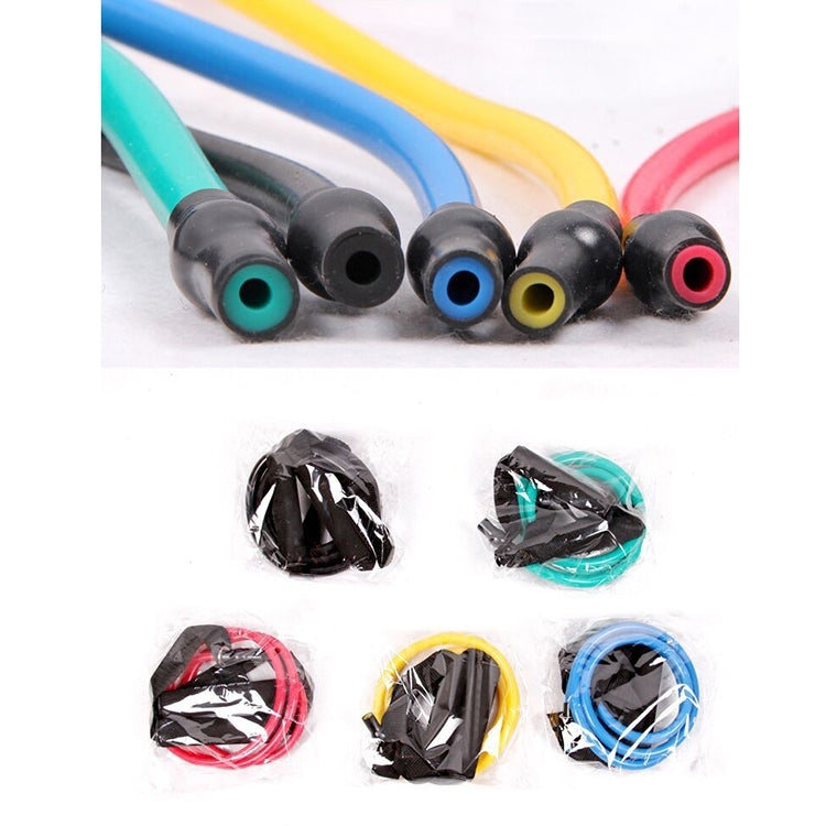 Fitness Exercise Resistance Bands Stretch Elastic Rope Workout Yoga Rally Muscle Training Exercise Rope, Size:5*10*1200mm, Random Color Delivery, Size:5*10*1200mm