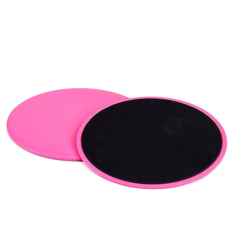 1 Pair 17.8cm Fitness Exercise Core Training Abdominal Workout Gliding Discs Sliding Disc, Round Shape, Triangle Shape