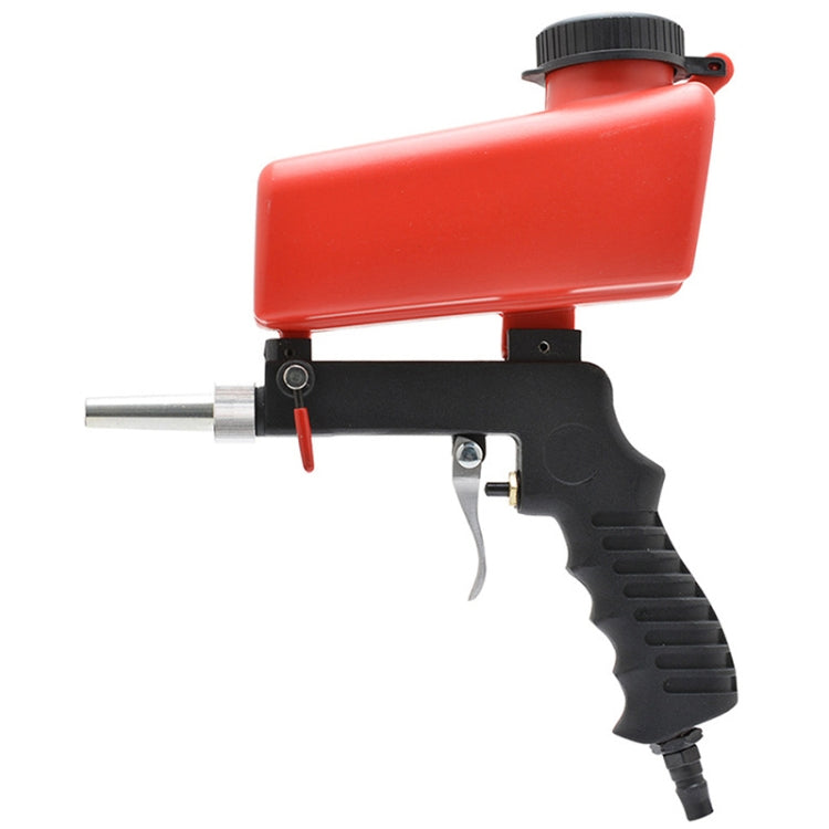Portable Red Gravitational Sandblasting Machine Mini Rust-proof Sandblaster, Red