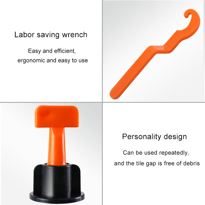 50 PCS Leveler Clip Leveling Device Paving Tile Positioning Aids, Positioning Aids