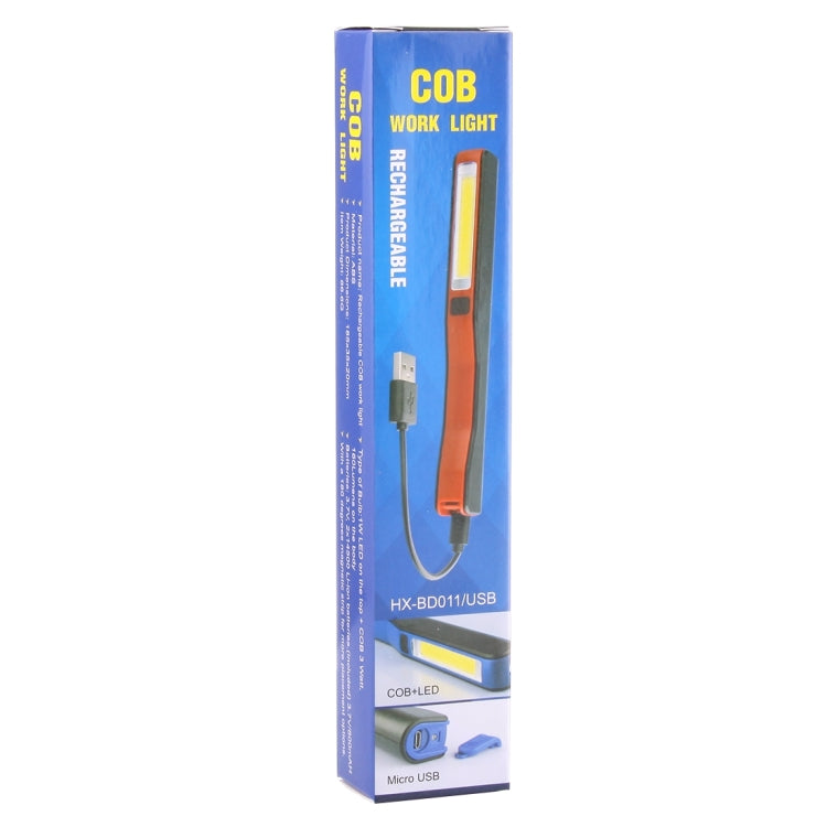 COB LED 2-Modes with 90 Degree Rotatable Magnetic Pen Clip