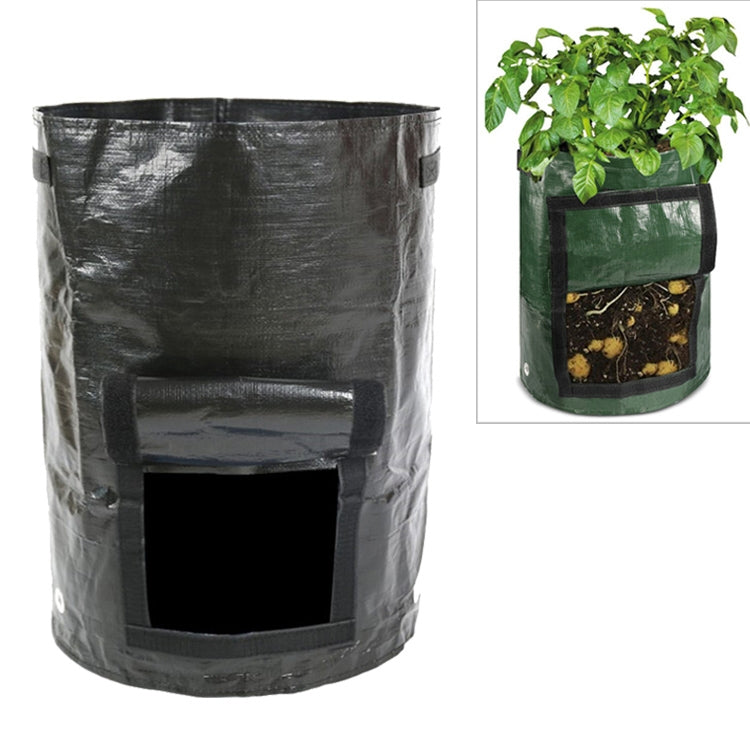 7 Gallons Potato Planting PE Bags Vegetable Planting Grow Bags Farm Garden Supplies, Size: 30cm x 35cm, 30cm x 35cm