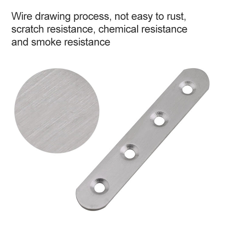 40 PCS Stainless Steel Connection Code Straight Connecting Piece, Number: 12, 12