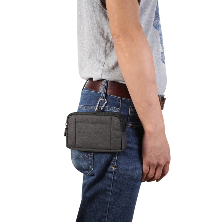 Sports Denim Universal Phone Bag Waist Bag for 6.4~6.5 inch Smartphones, Size: XL, XL