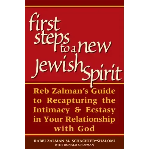 First Steps to a New Jewish Spirit: Reb Zalman's Guide to Recapturing the Intimacy & Ecstasy in Your Relationship with God