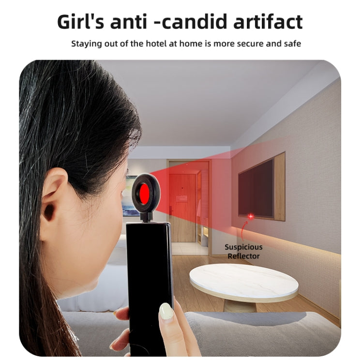 S300 USB-C/Type-C Plug Infrared Detector Hotel Camera Anti-Sneak Shooting Scanner (Black)