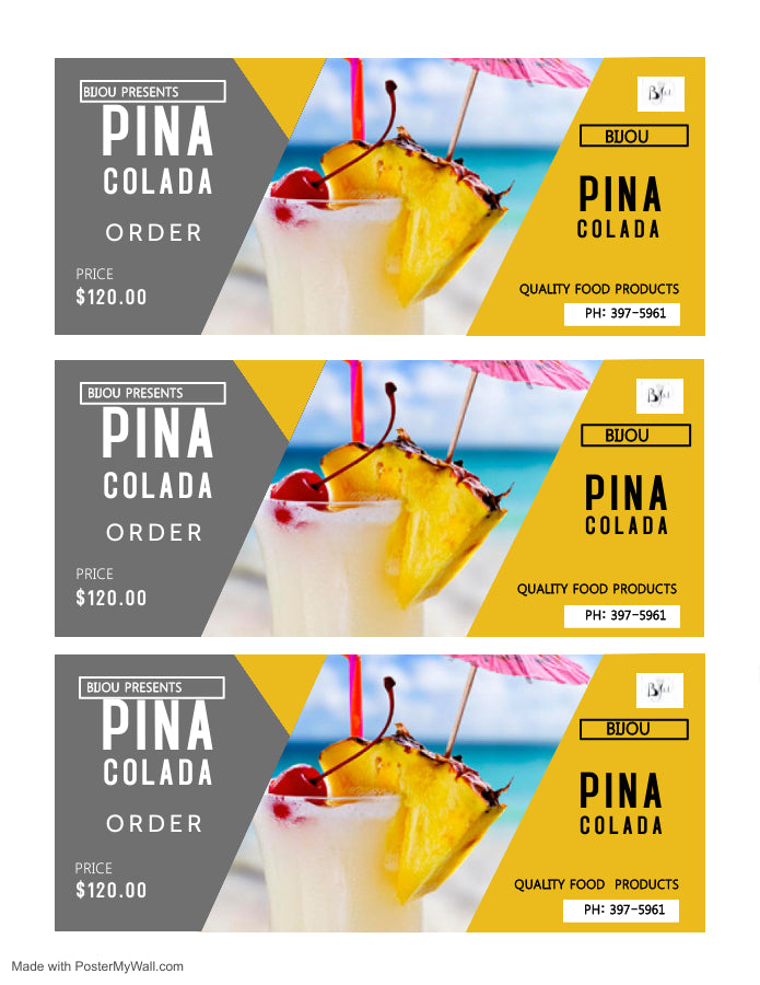 BIJOU VIRGIN PINA COLADA