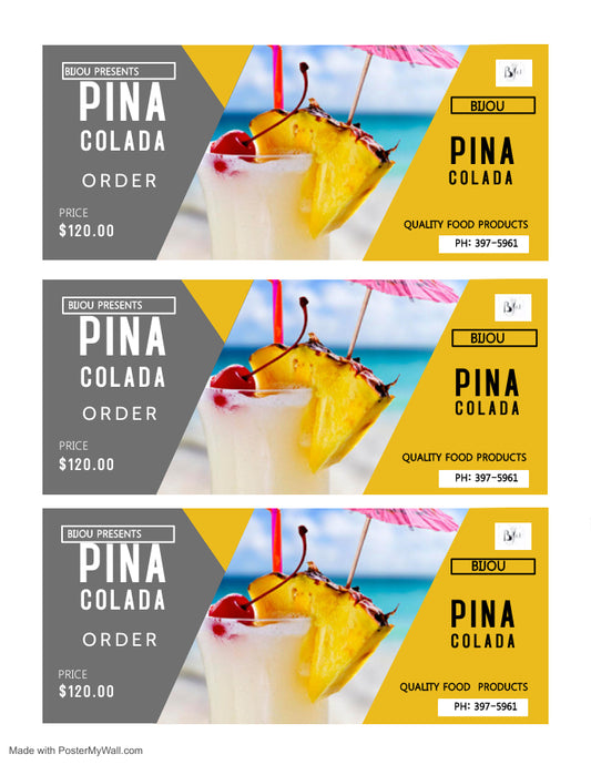 BIJOU VIRGIN PINA COLADA