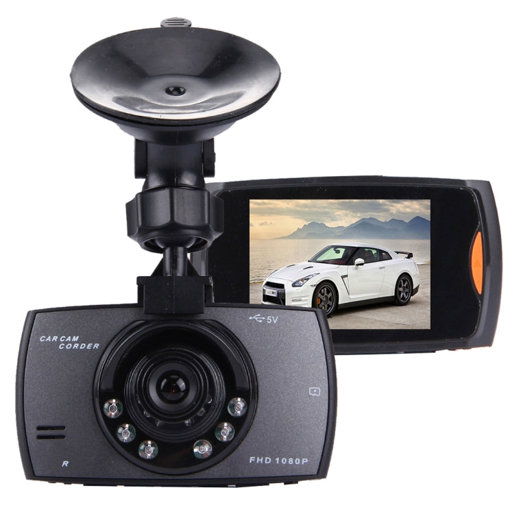 Car DVR Camera 2.7 inch LCD 480P 1.3MP Camera 120 Degree Wide Angle Viewing, Support Night Vision / Motion Detection / TF Card / G-Sensor, 2.7 inch