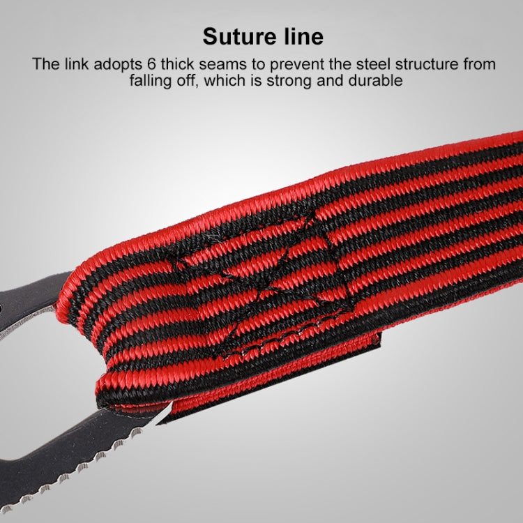 2m Elastic Strapping Rope Packing Tape for Bicycle Motorcycle Back Seat with Hook, 2m