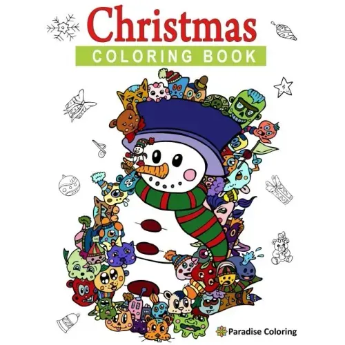 Christmas Coloring Book for Adults: 35 Stress Relief Designs For Adults (Christmas Adult Coloring Book)