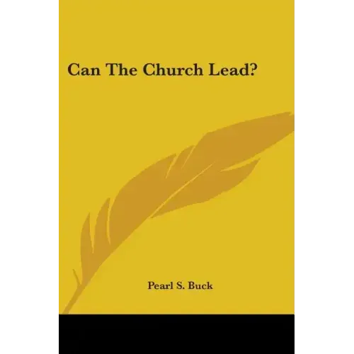 Can The Church Lead?