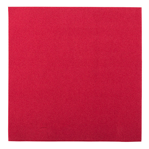 Luxenap Square Bordeaux Paper Napkin - Air Laid - 15 3/4" x 15 3/4" - 600 count box