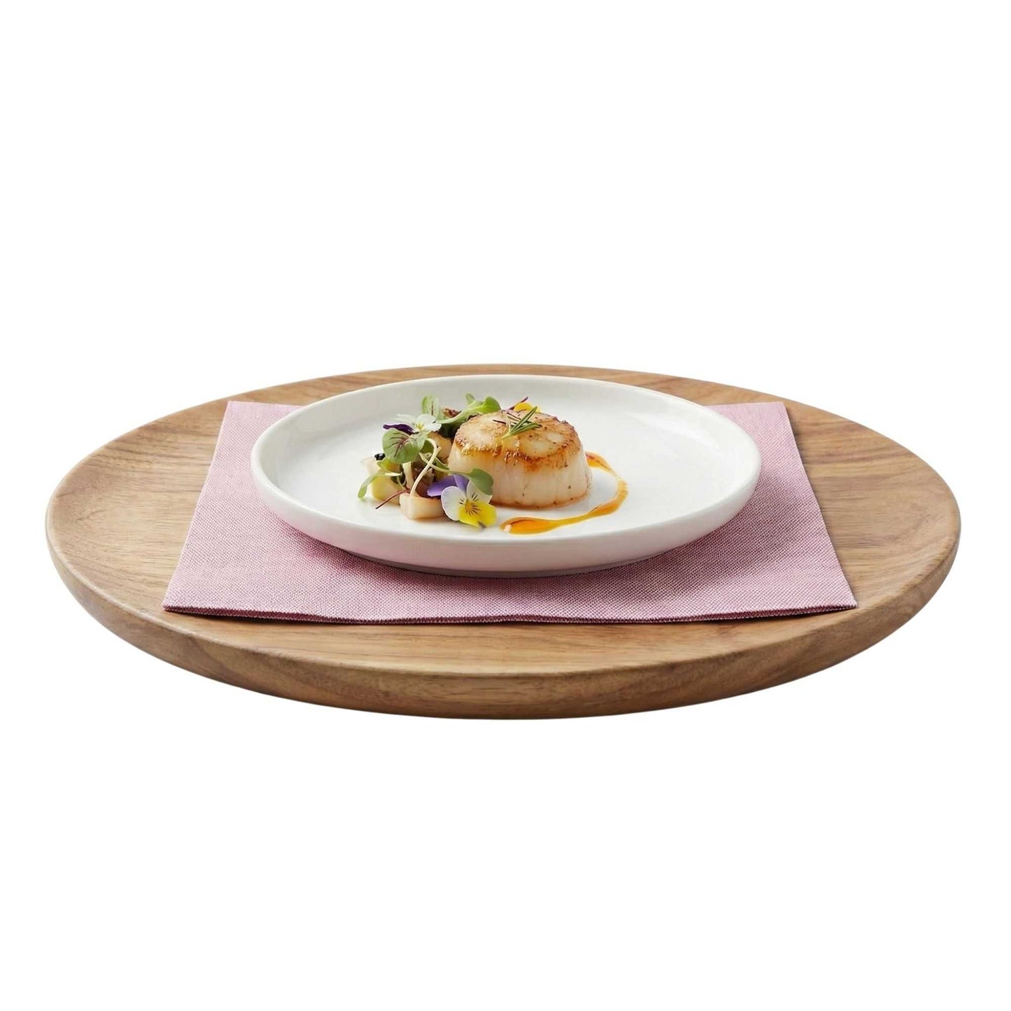 Luxenap Square Bordeaux Denim Paper Napkin - Air Laid - 15 3/4" x 15 3/4" - 600 count box