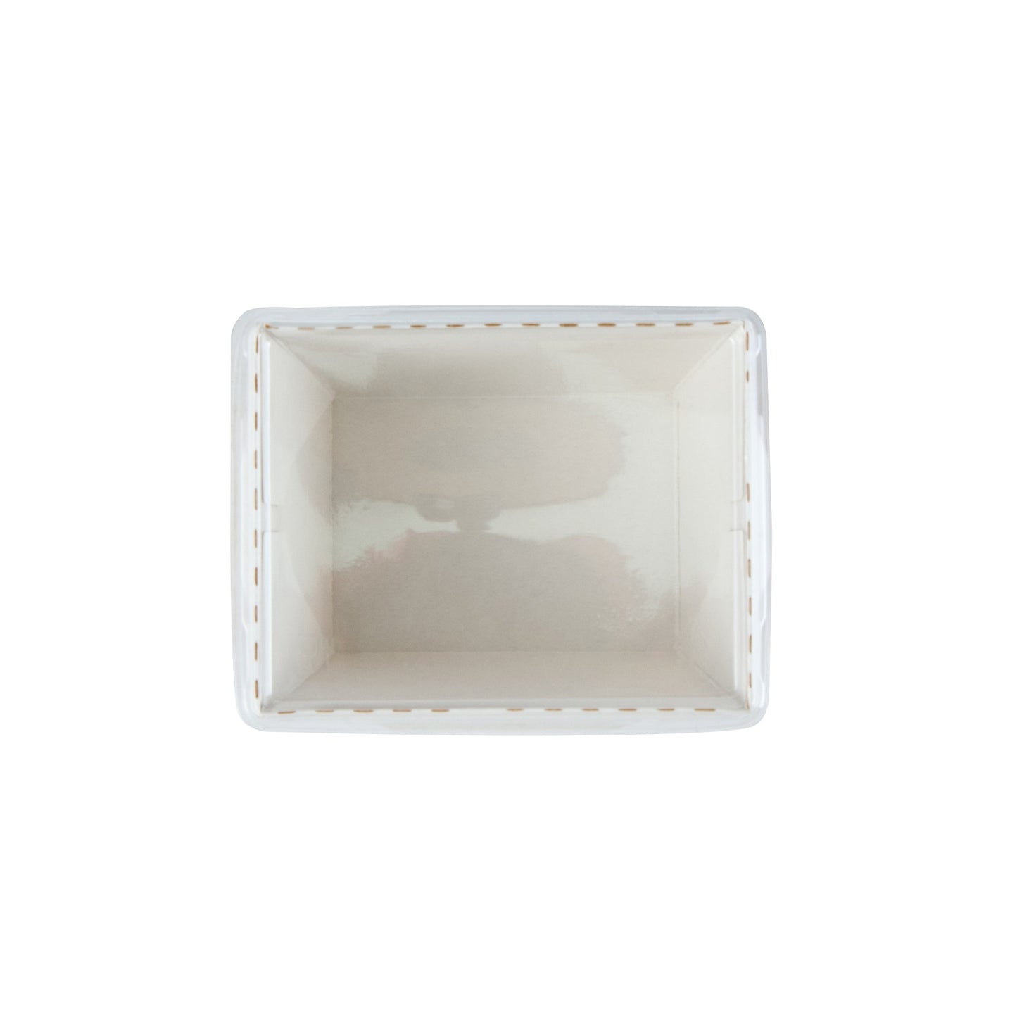Cafe Vision 17 oz Rectangle Kraft Paper Small Click Lock Container - 4 1/4" x 3 1/4" x 2 3/4" - 200 count box