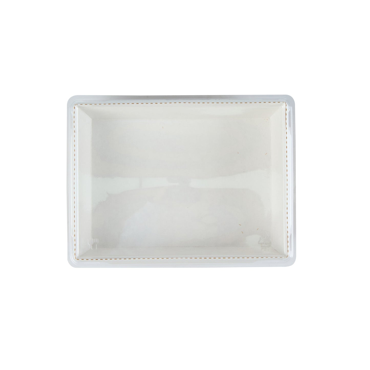 Cafe Vision 34 oz Rectangle Kraft Paper Medium Click Lock Container - 7 1/2" x 5 1/2" x 1 3/4" - 200 count box