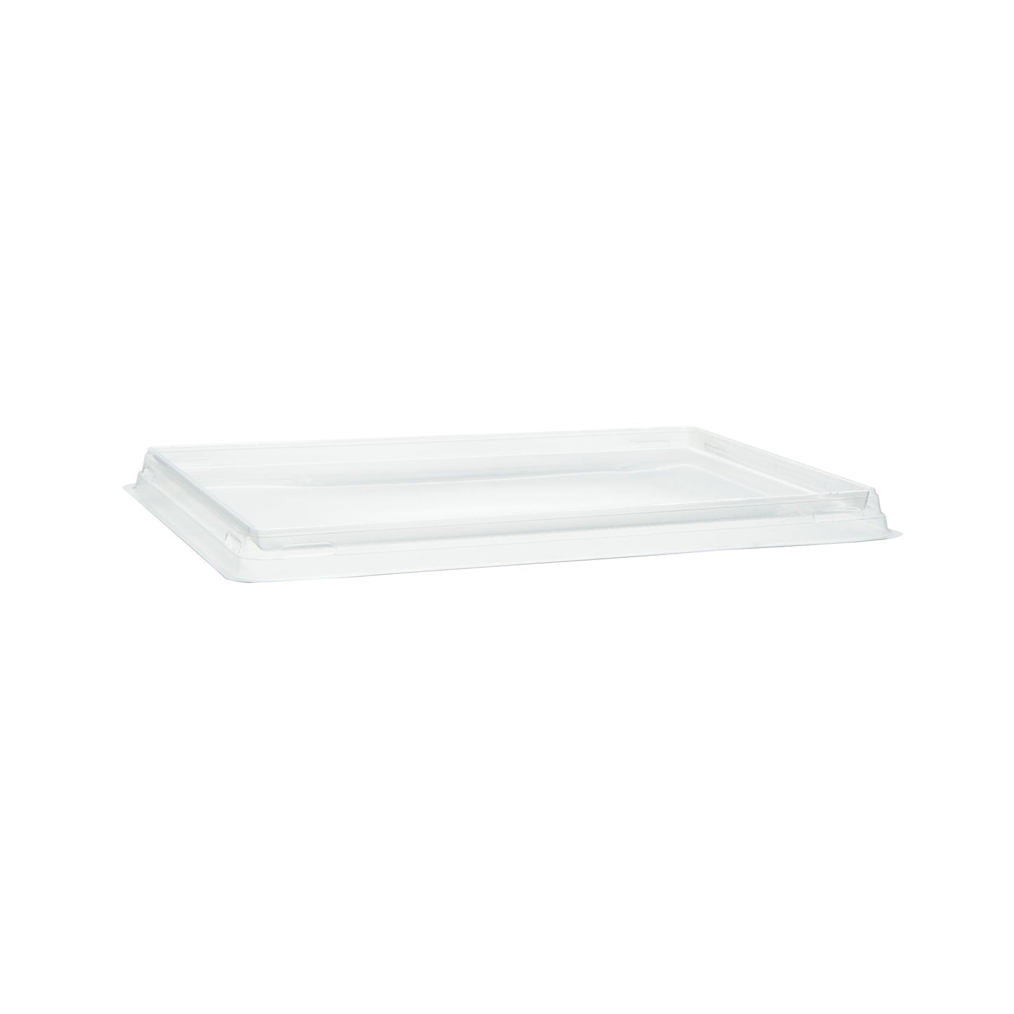 Cafe Vision Rectangle Clear Plastic Lid - Fits Medium Click Lock Container - 200 count box