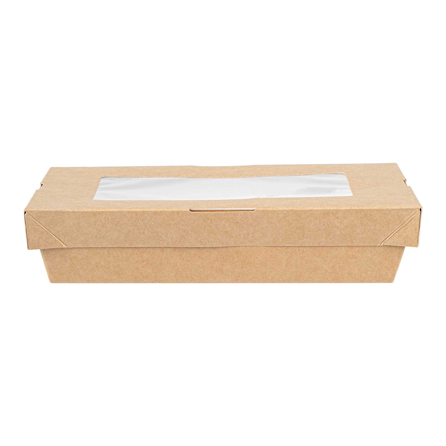 Cafe Vision 28 oz Rectangle Kraft Paper Small Take Out Container - 7 1/2" x 5" x 1 1/2" - 200 count box
