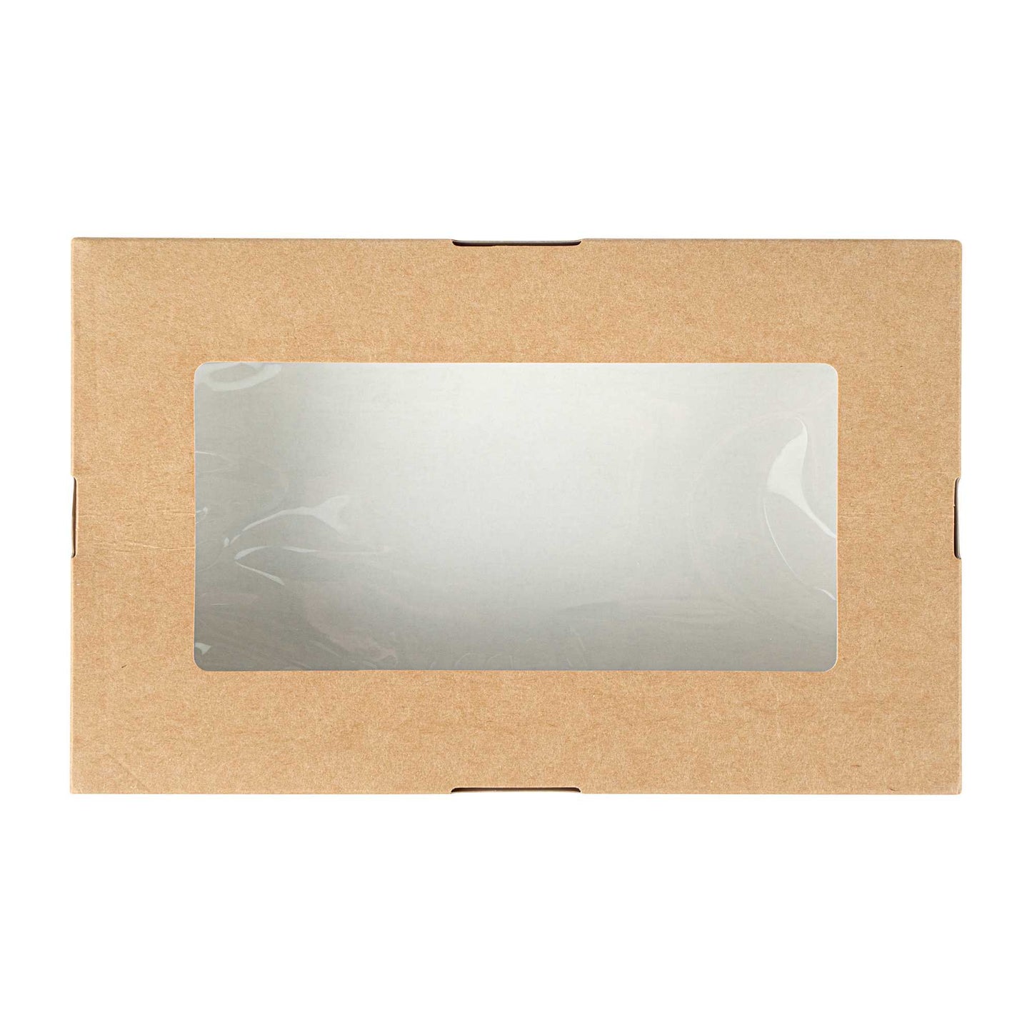 Cafe Vision 28 oz Rectangle Kraft Paper Small Take Out Container - 7 1/2" x 5" x 1 1/2" - 200 count box