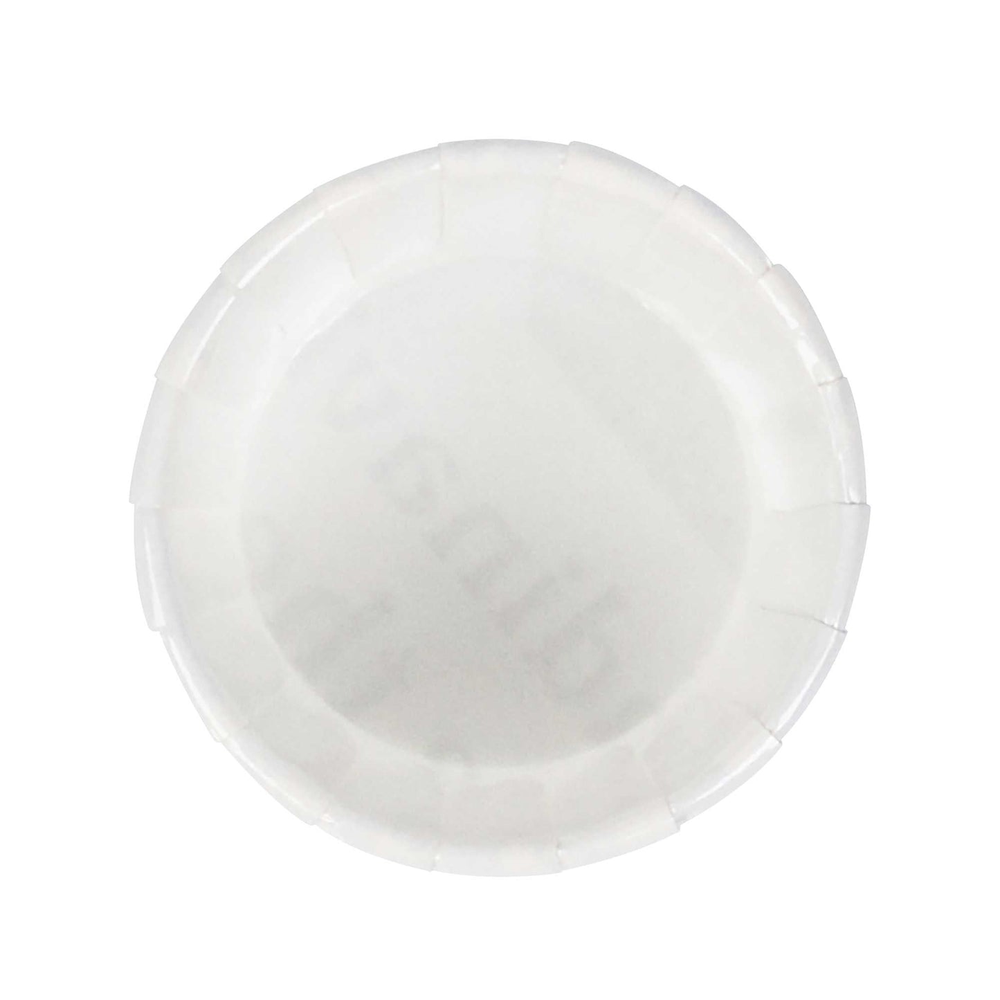 Panificio 1 oz Round Newsprint Paper Small Baking Cup - Pleated - 2" x 2" x 1 1/4" - 200 count box