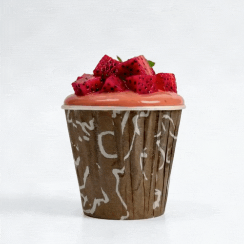 Panificio 4 oz Round Chocolate Wisp Paper Tall Baking Cup - Pleated - 3" x 3" x 2 3/4" - 200 count box