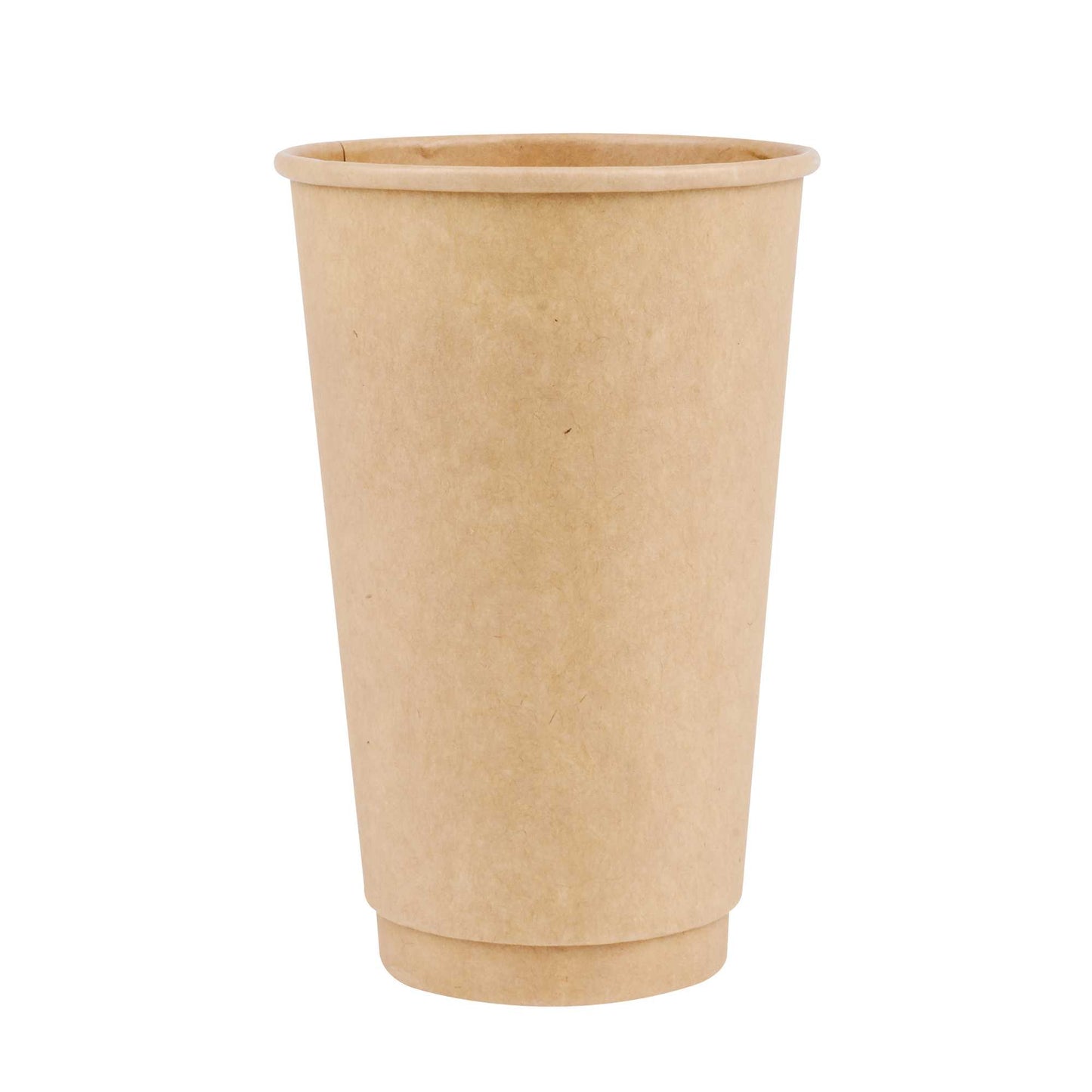 Restpresso 16 oz Kraft Paper Coffee Cup - Double Wall - 3 1/2" x 3 1/2" x 5 1/2" - 500 count box