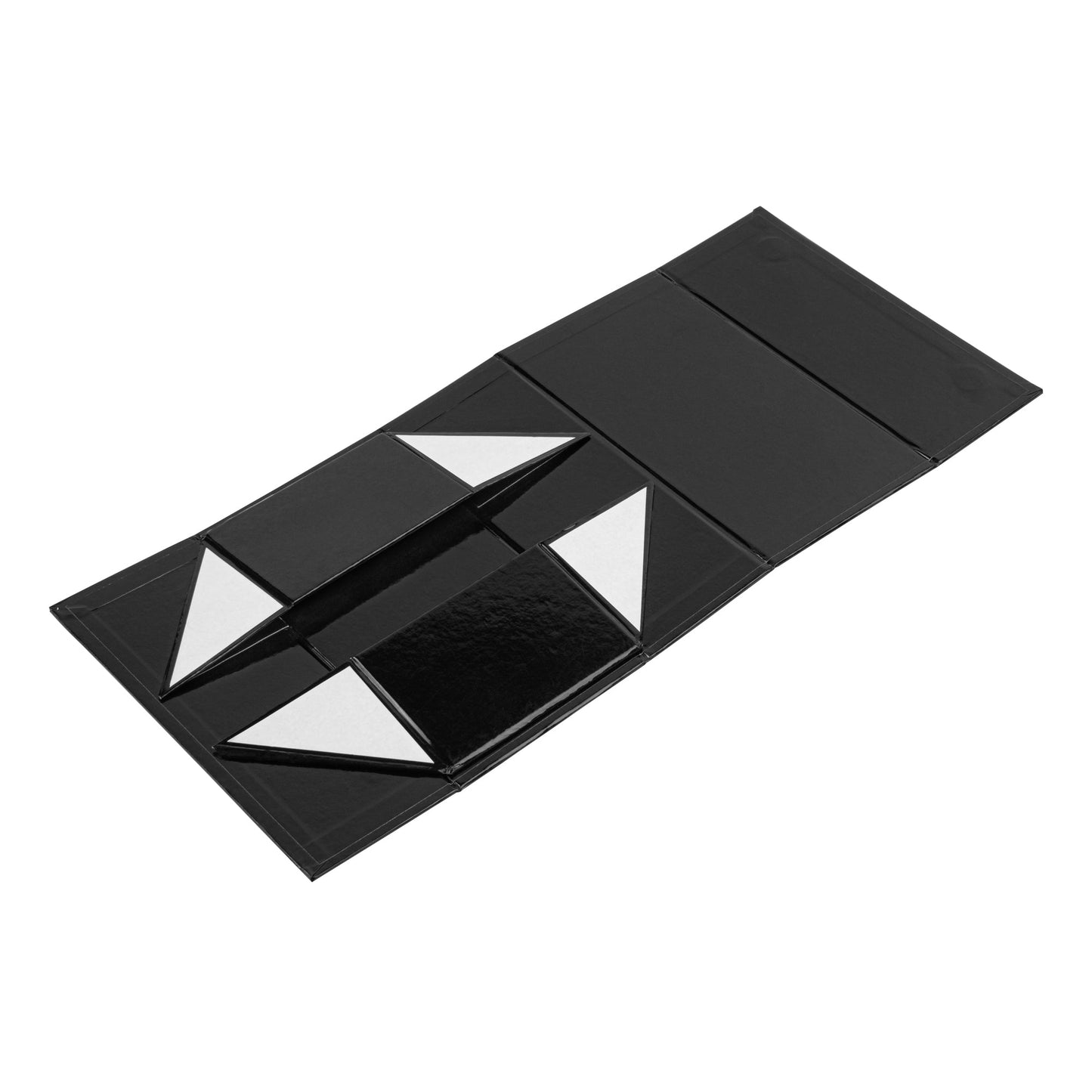 Cater Tek Rectangle Black Paper Small Tic Tac Box - Magnetic - 7" x 4" x 2 3/4" - 10 count box